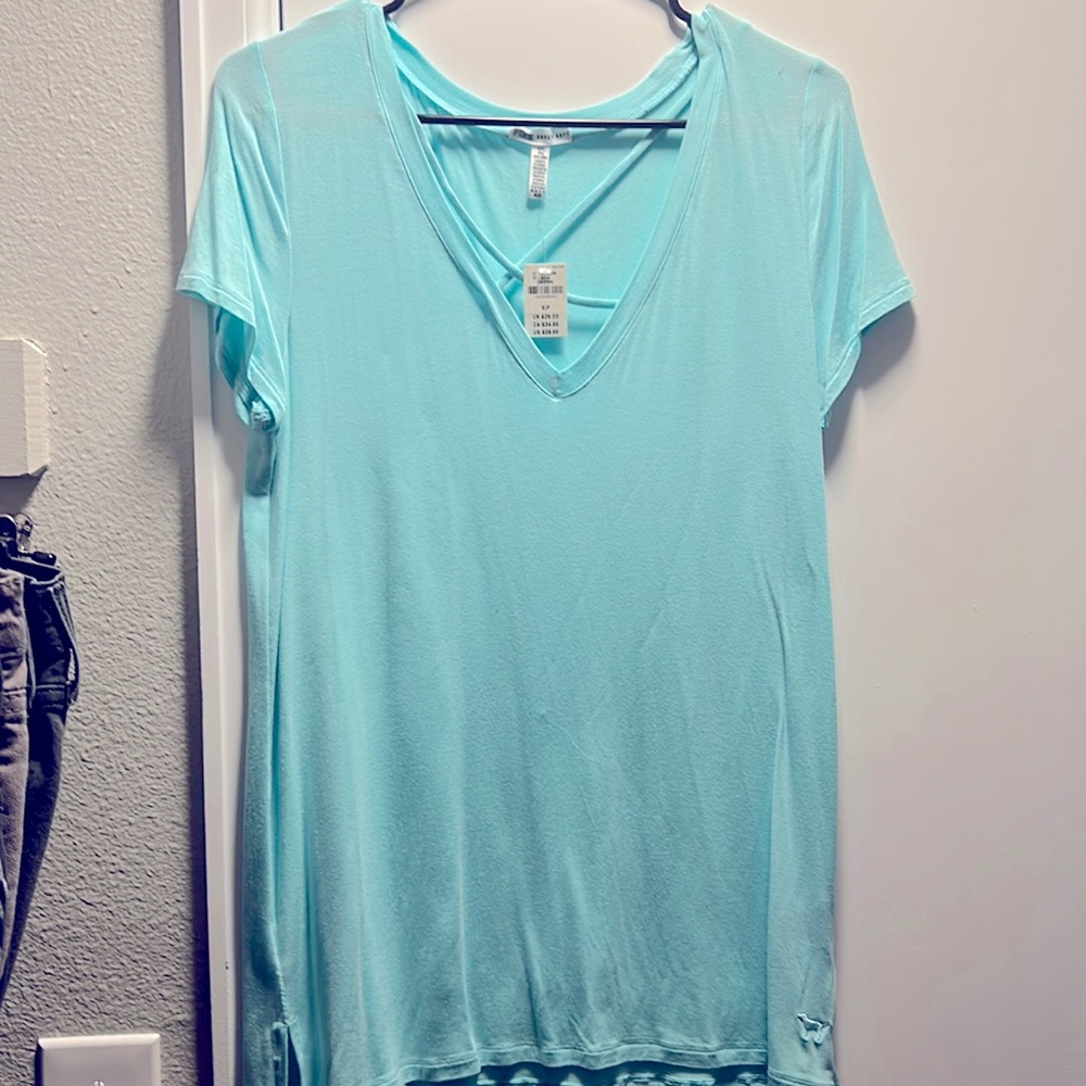 Small Teal PINK T-shirt